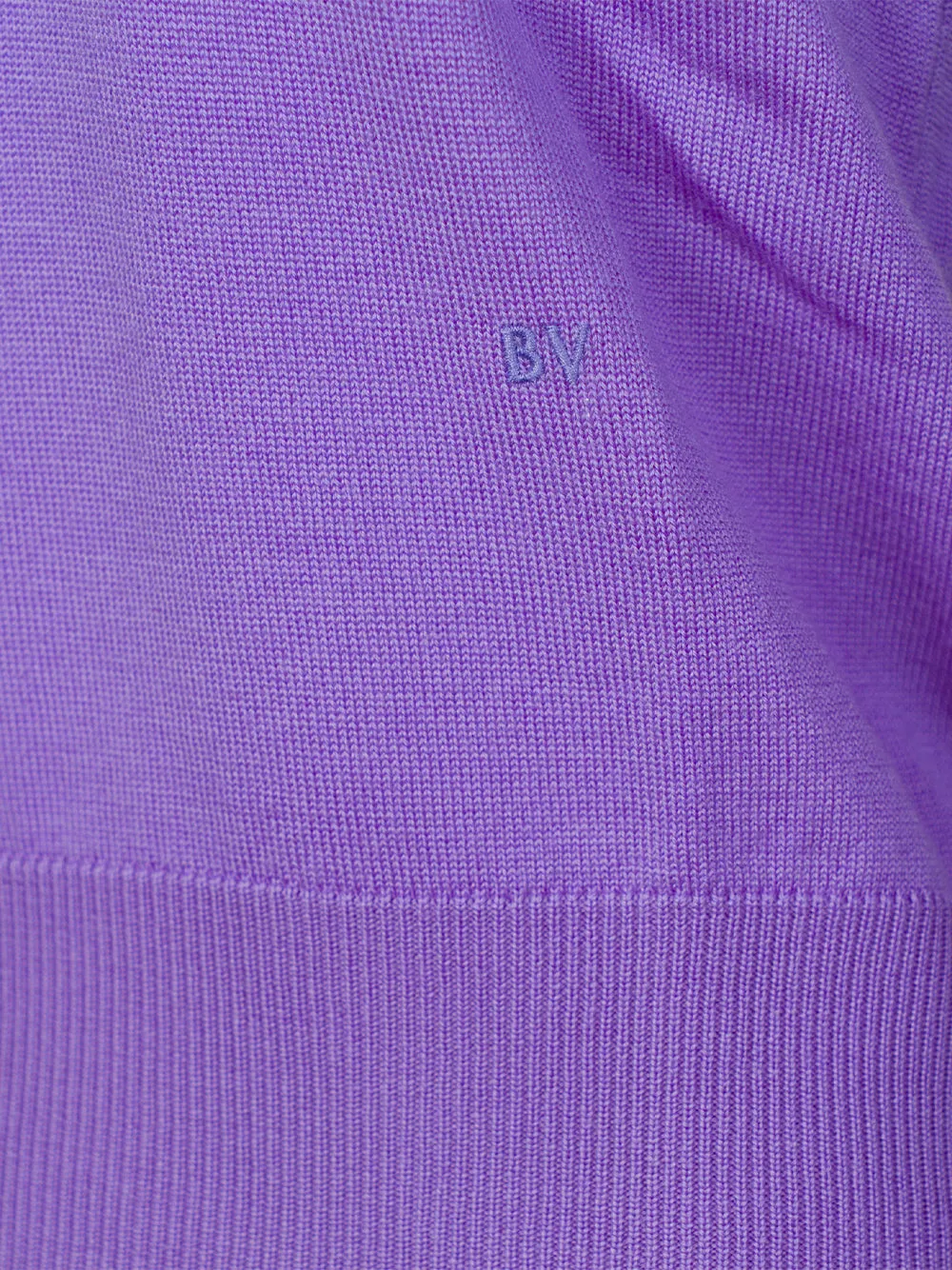 "Bv" embroidery wool jumper