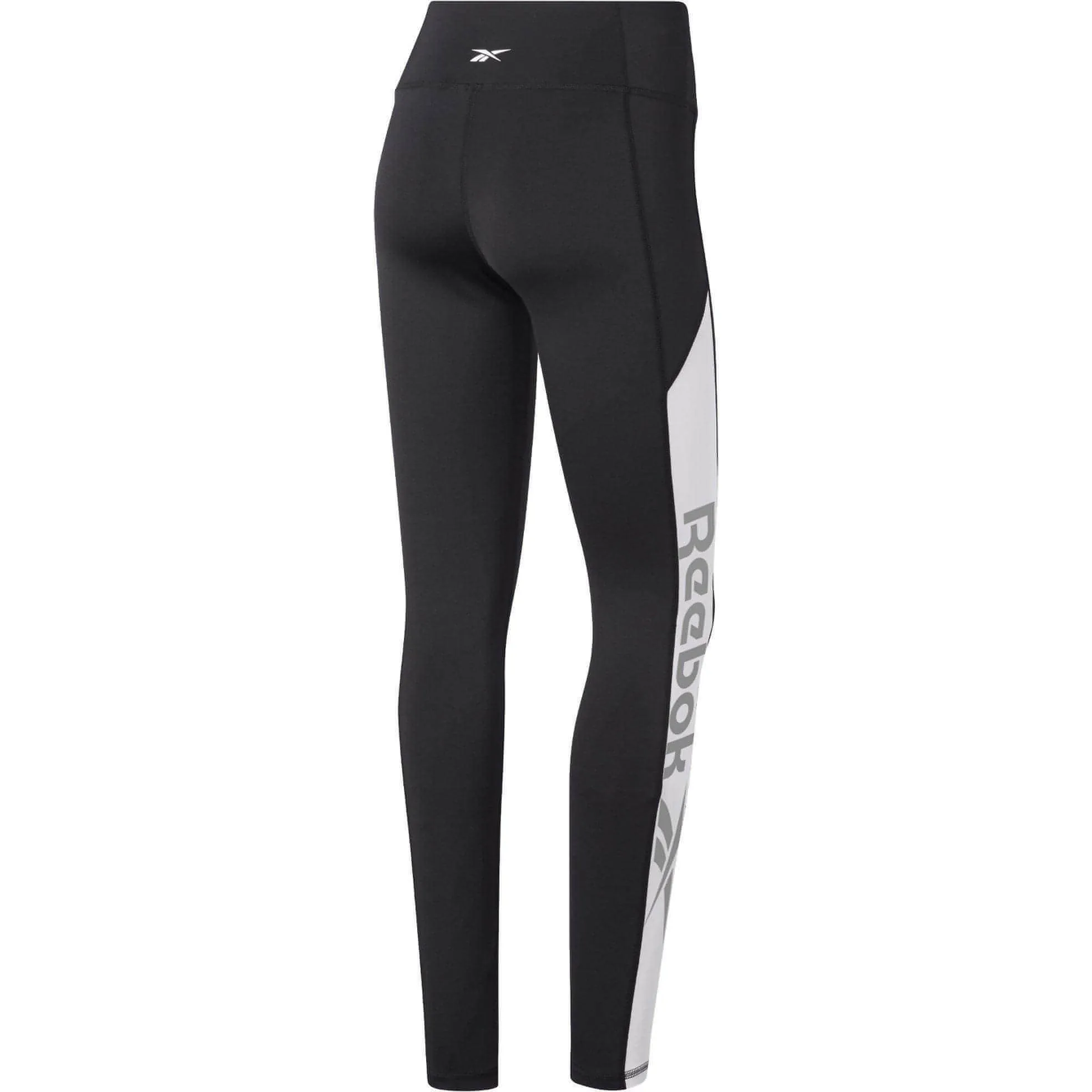 Reebok Workout Ready Logo Womens Long Training Tights - Black