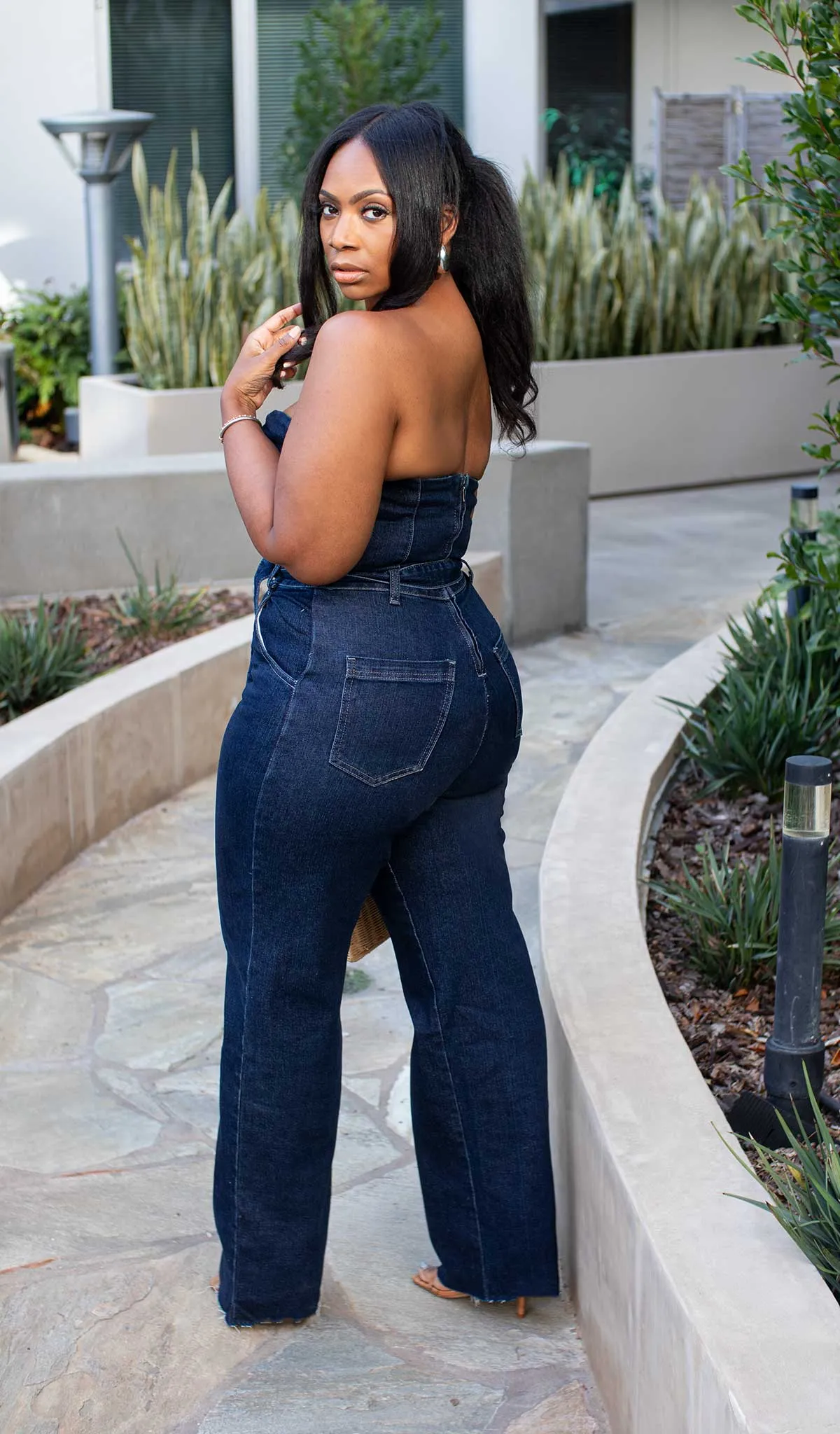 She's a 10 | Denim Tube Top Jumper