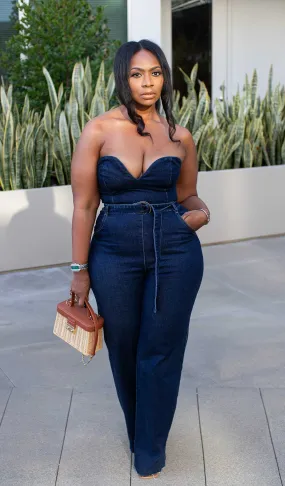 She's a 10 | Denim Tube Top Jumper