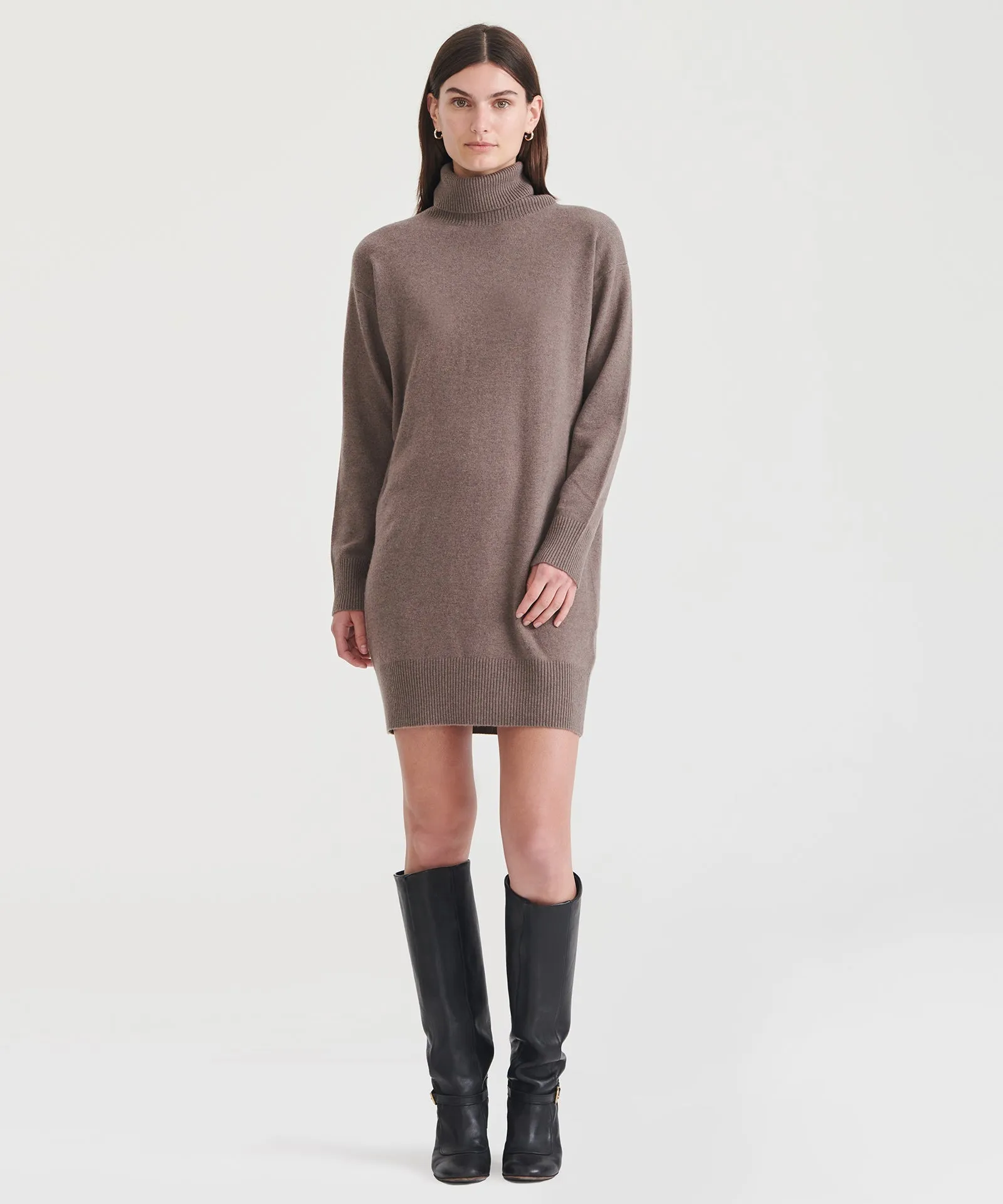 Signature Cashmere Turtleneck Dress