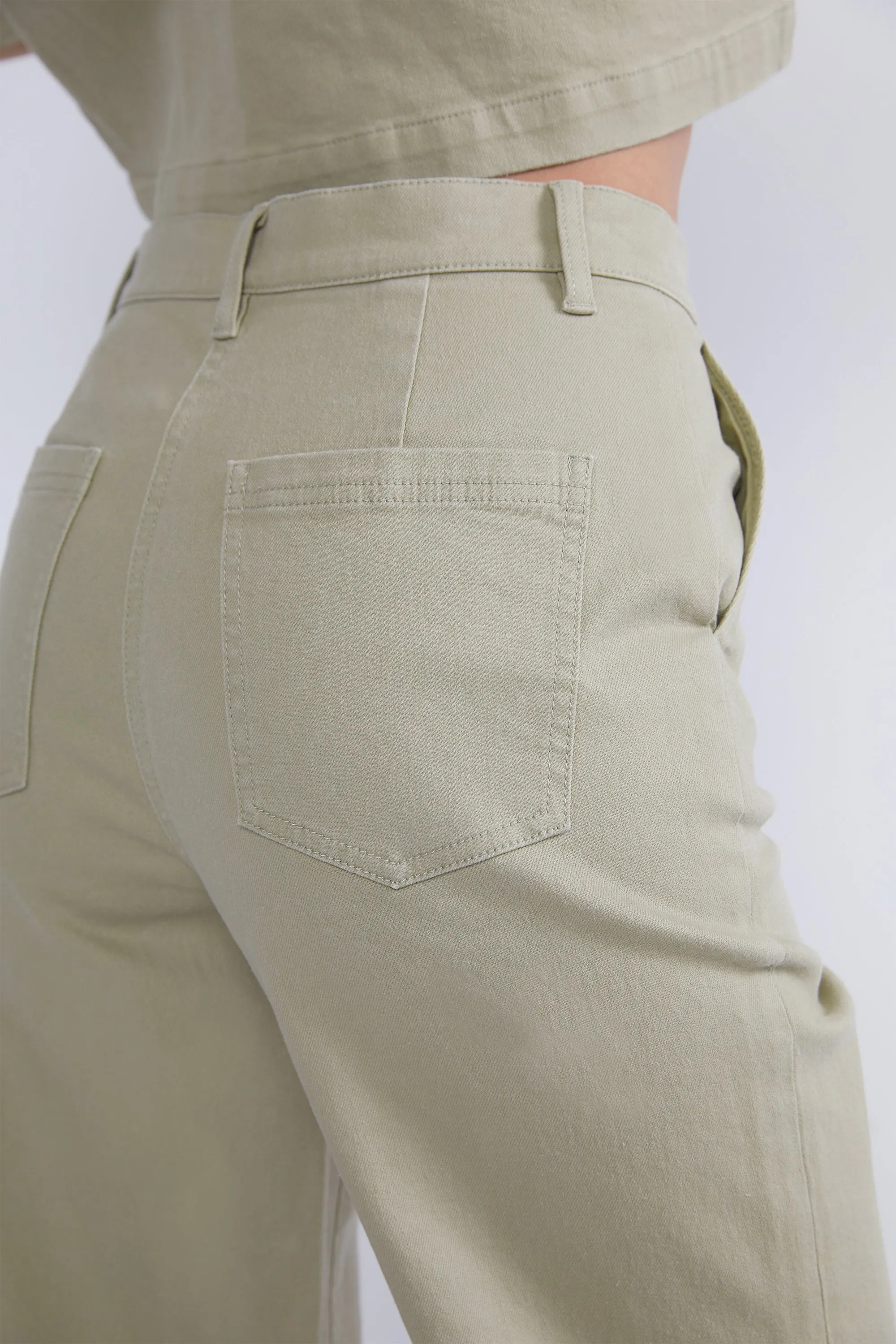 STRAIGHT LEG TWILL PANT