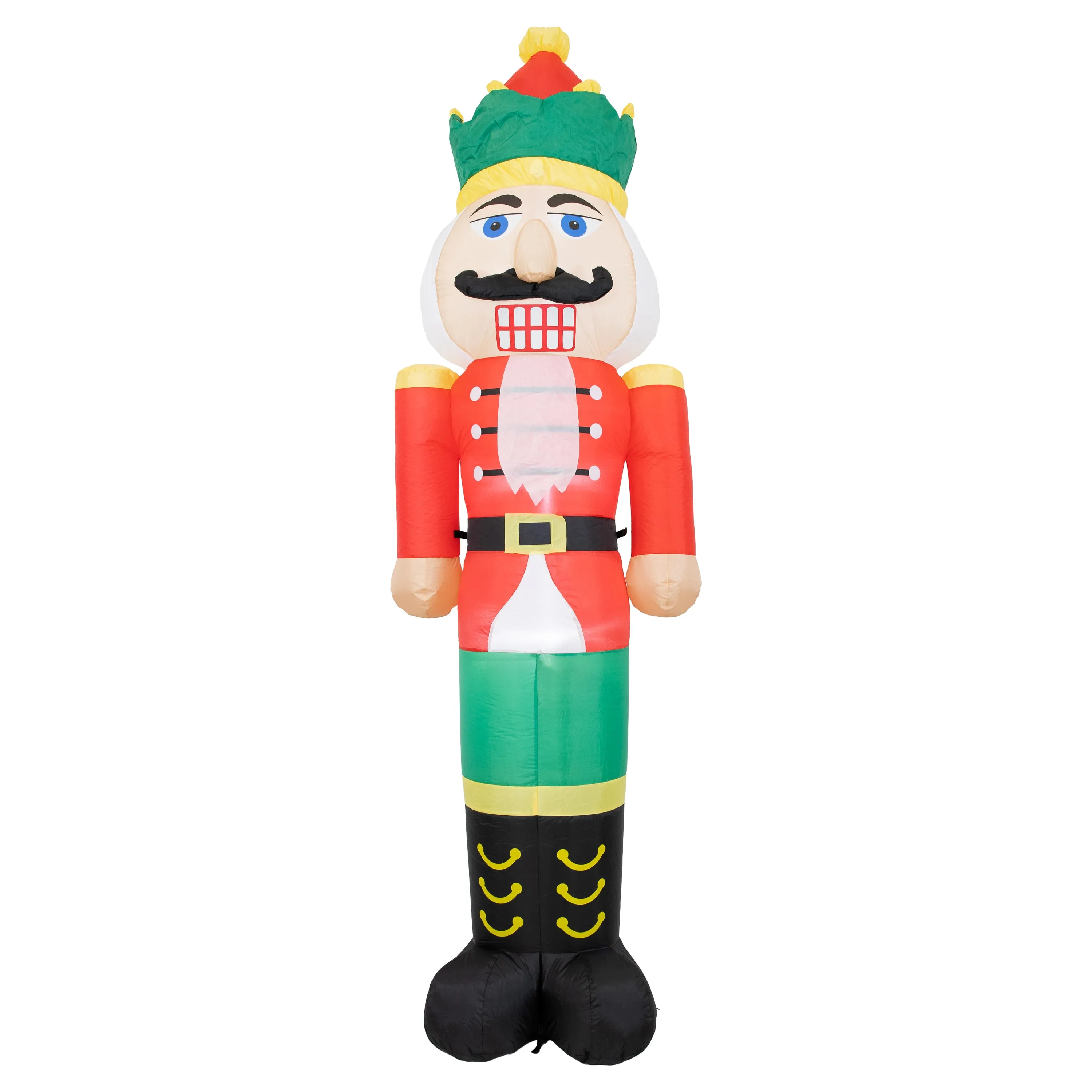 Sunnydaze 8' Nathaniel the Nutcracker Inflatable Christmas Decoration