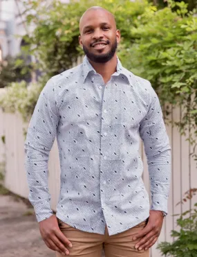 The Diagonal Men's Button Down Shirt - Organic Cotton