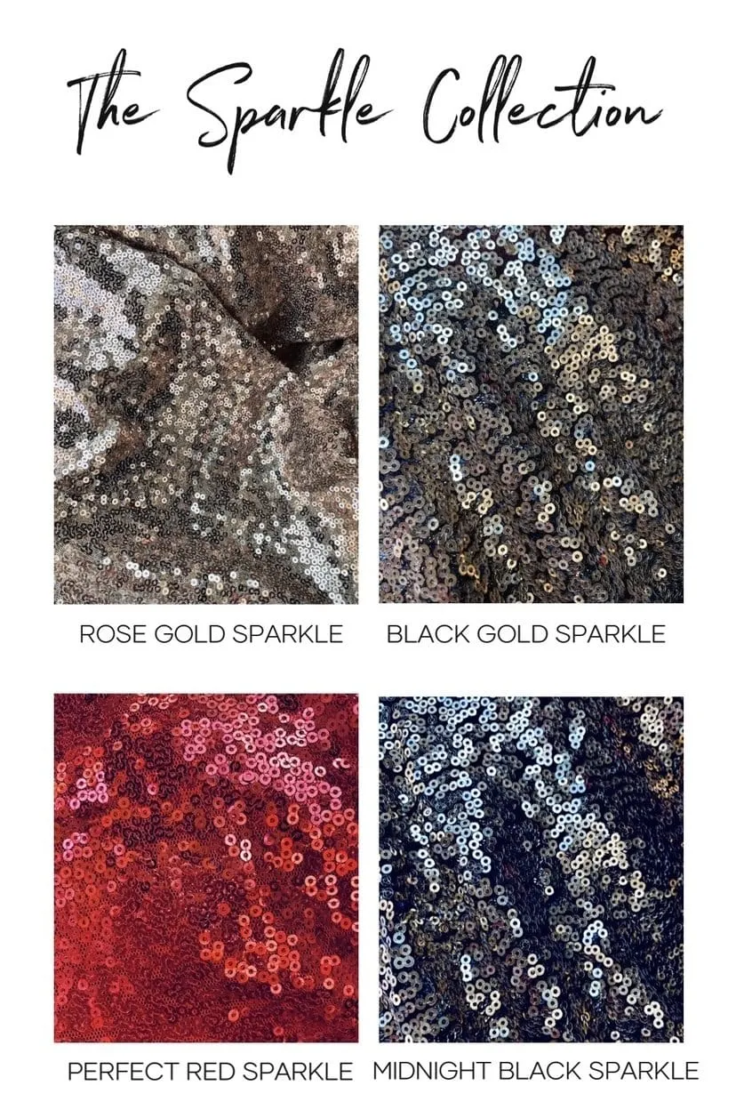 The Sparkle Wrap Playsuit - Rose Gold Sparkle