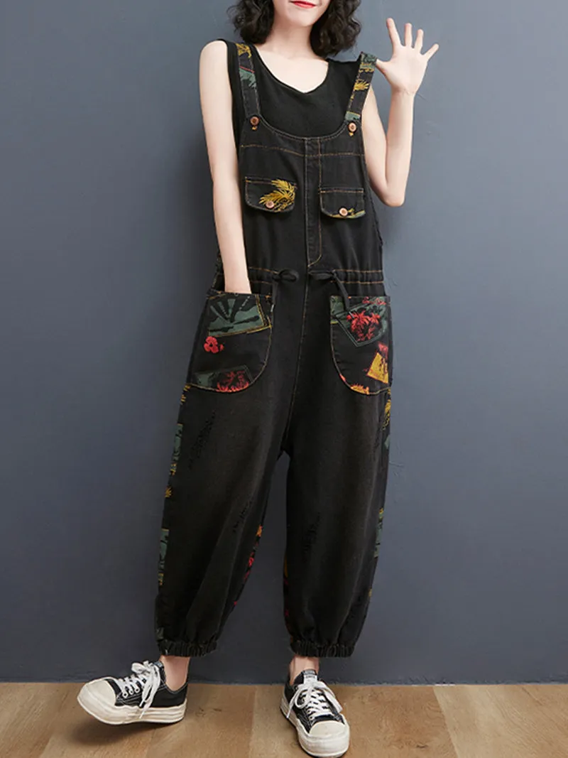 Thunder Of Desire Denim Overall Dungarees