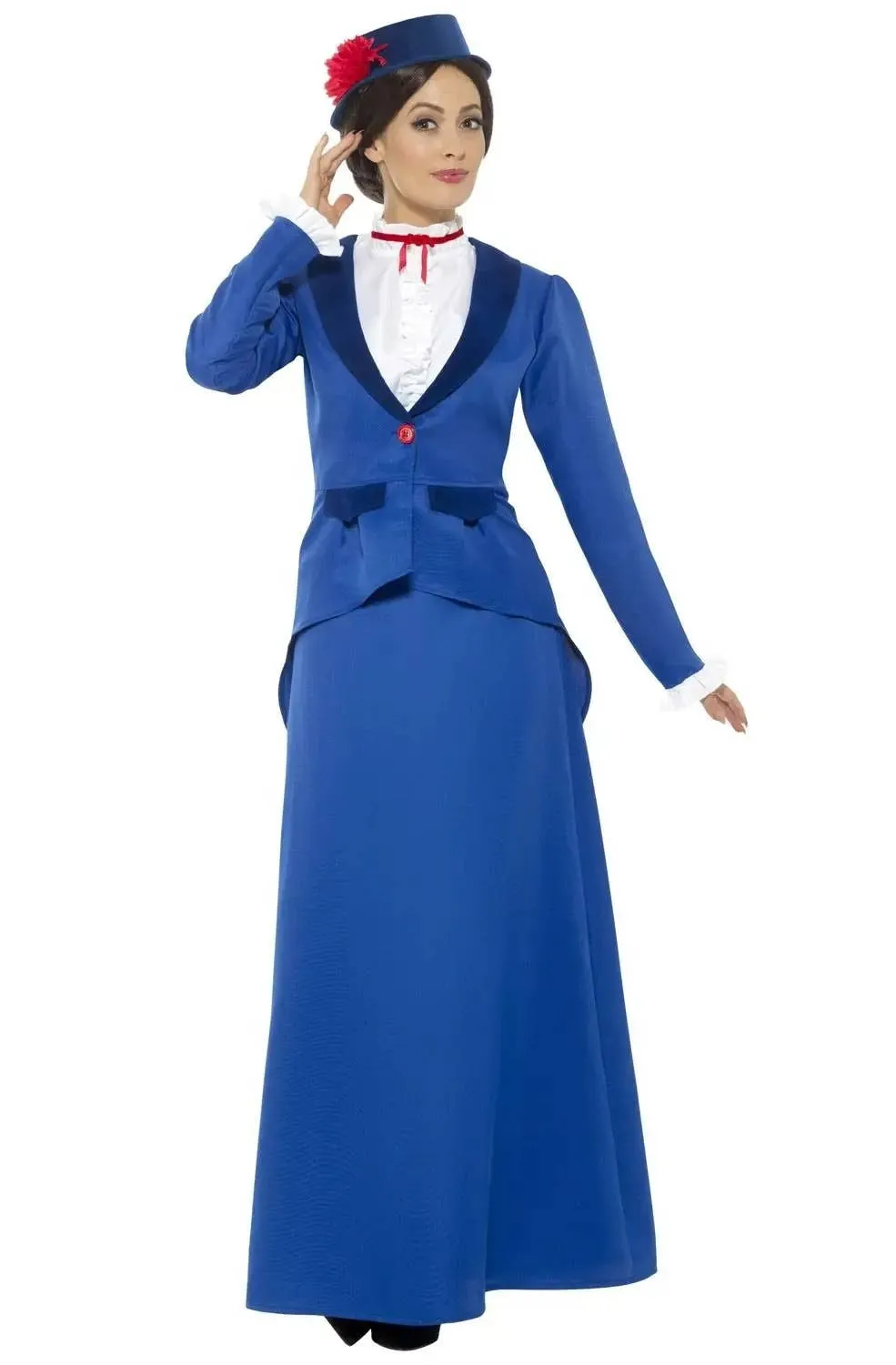 Victorian Nanny Womens Plus Size Poppins Costume