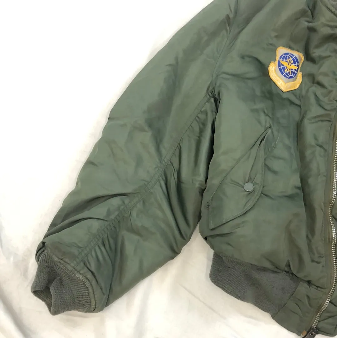 Vintage Military Bomber Flight Jacket