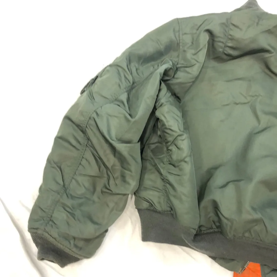 Vintage Military Bomber Flight Jacket