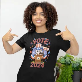 Vote Cat For President, 2024 Election Shirt, Funny Election Shirt, Political Shirt, Cat Lover Shirt, Cat Gift< Cat Lady