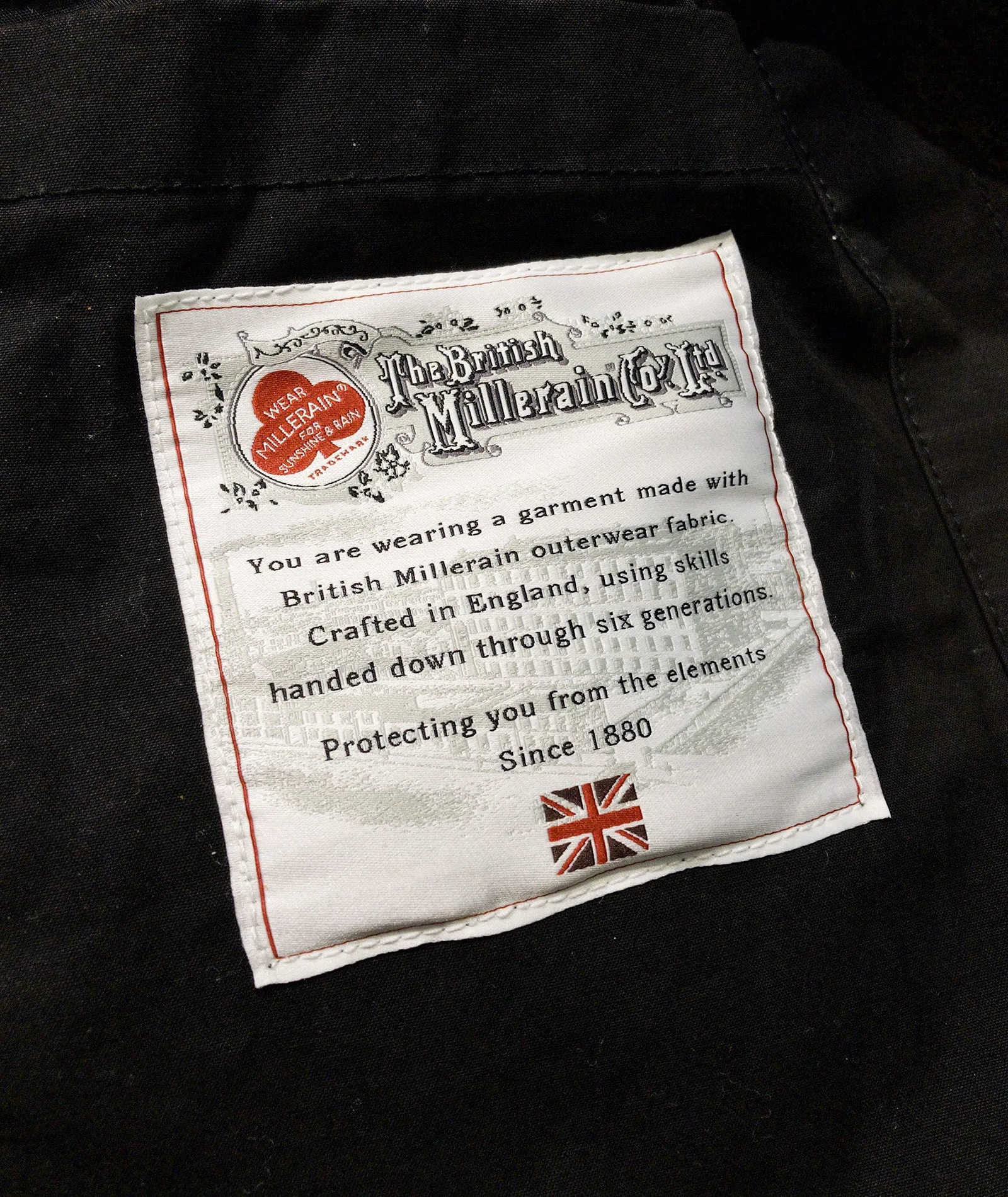 Waxed Cotton Worker Jacket - Black