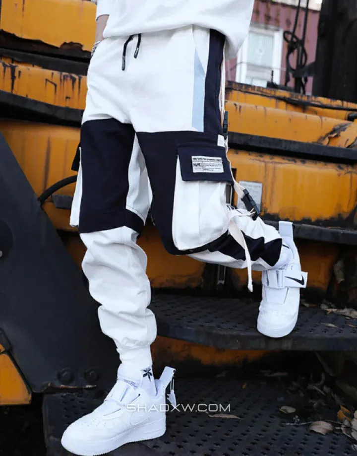 White techwear pants