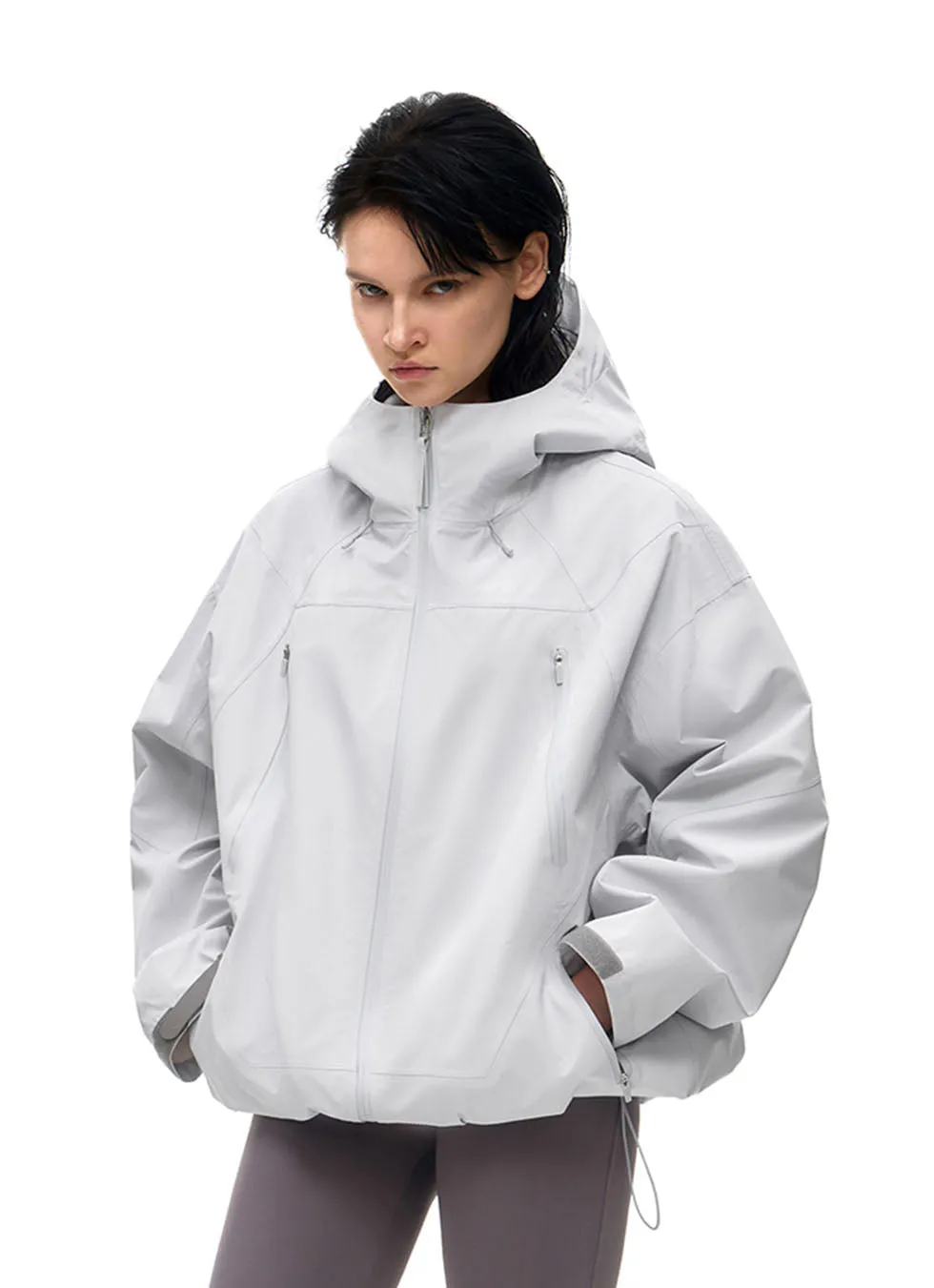 Windproof Waterproof Breathable Hooded Jacket