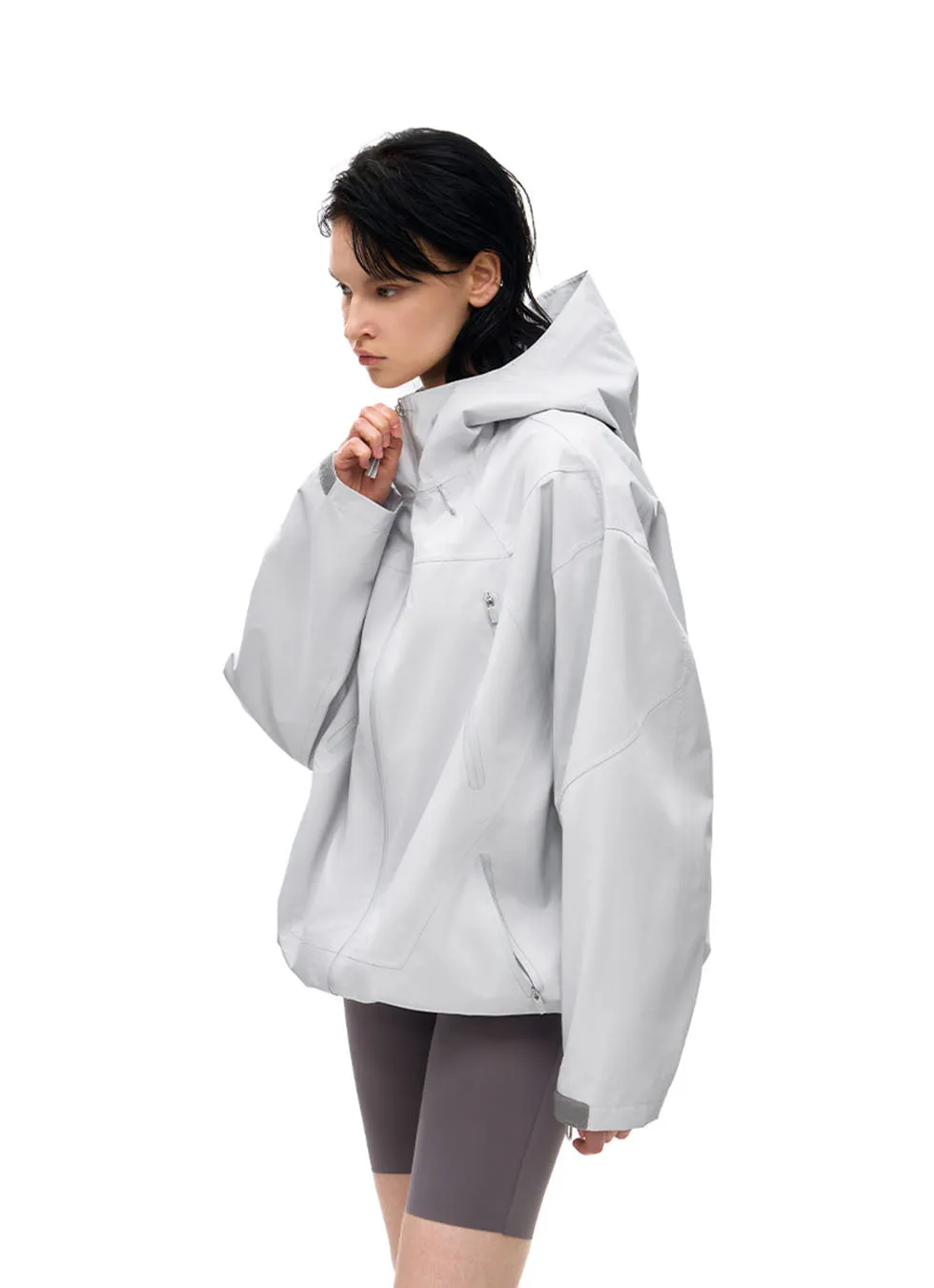 Windproof Waterproof Breathable Hooded Jacket