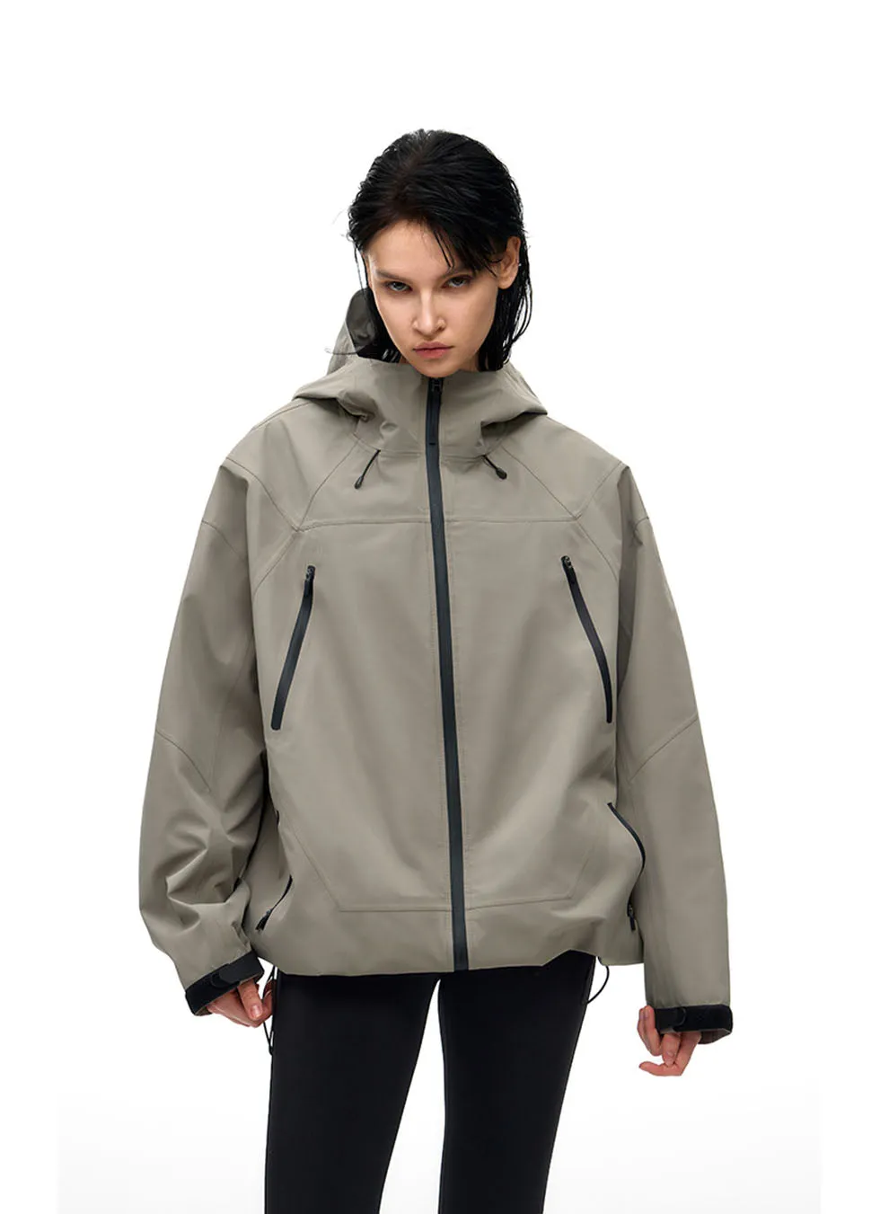 Windproof Waterproof Breathable Hooded Jacket