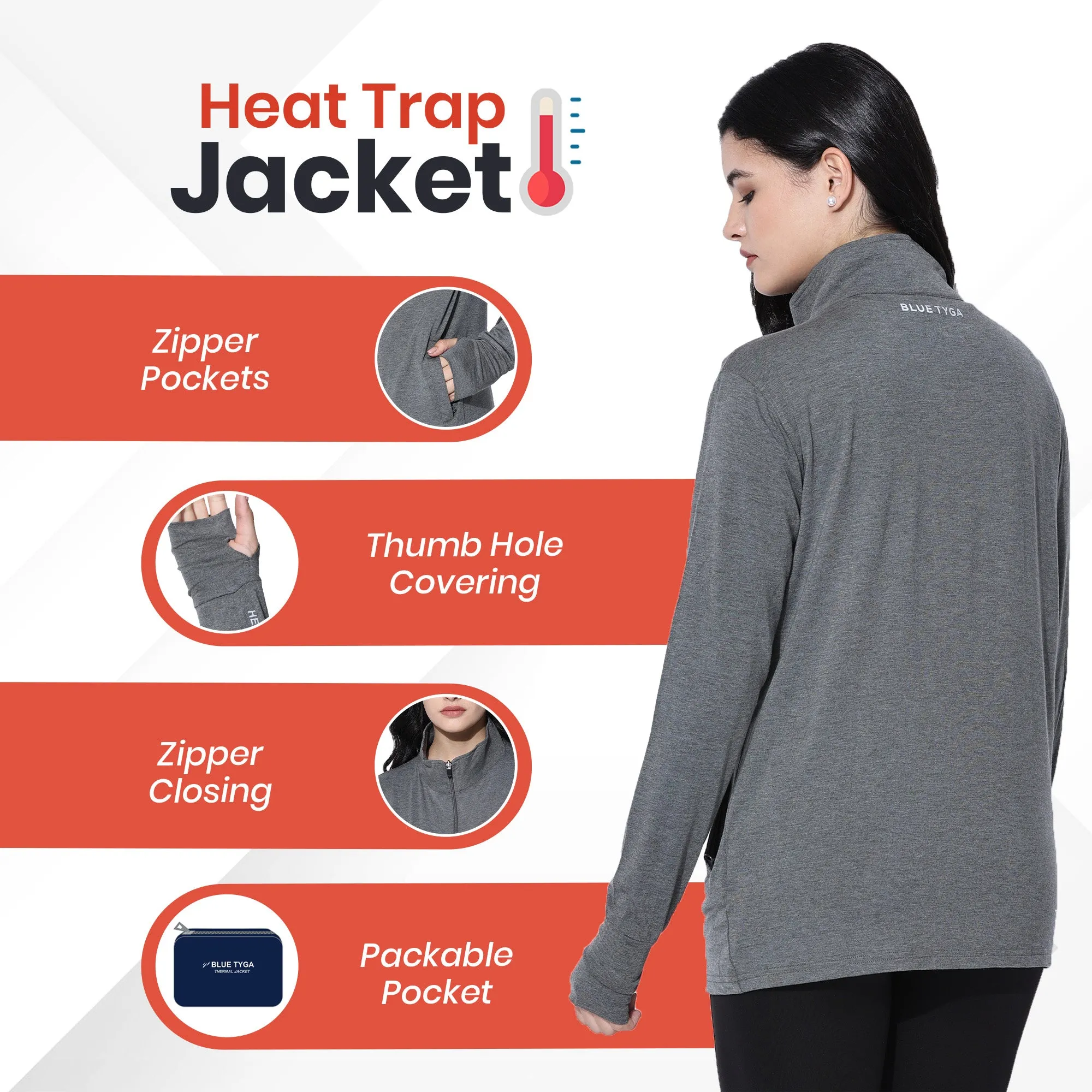 Womens Anti AC Thermal Jacket