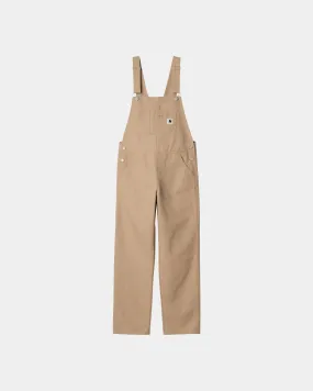 Women’s Bib Overall Straight | Dusty Hamilton Brown