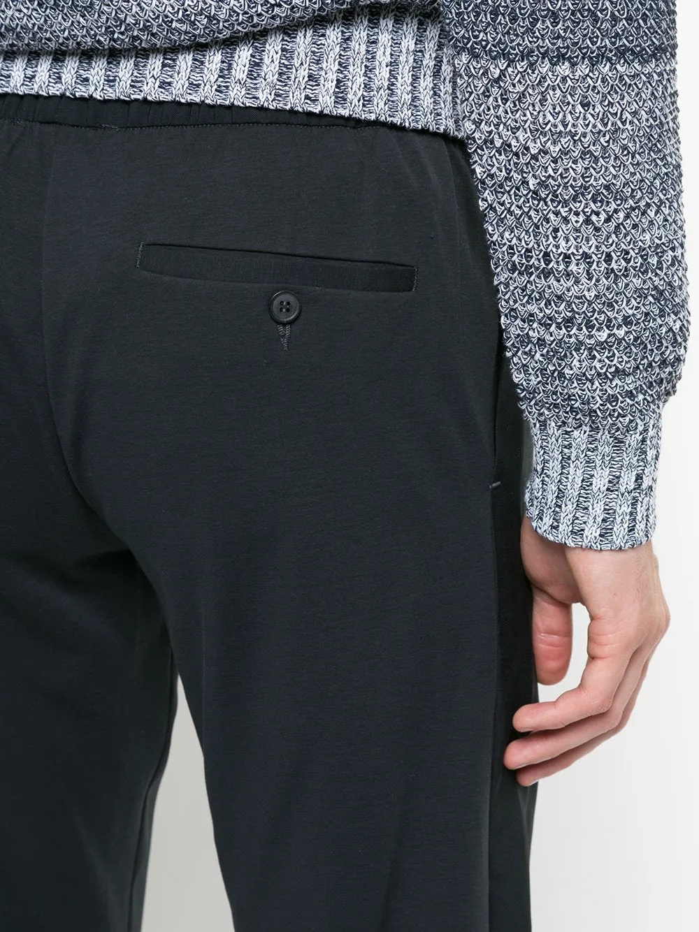 Wool Tapered Trousers