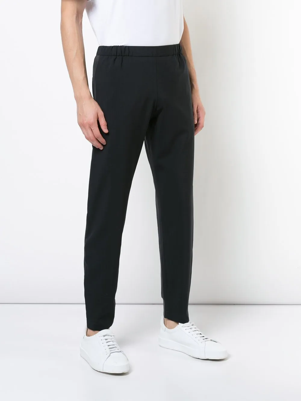 Wool Tapered Trousers